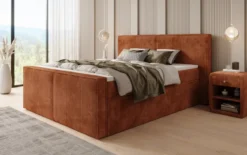 Boxspringbett Ophelia II mit Schubladen in Cord