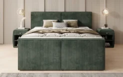 Boxspringbett Ophelia II mit Schubladen in Cord