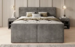 Boxspringbett Ophelia II mit Schubladen in Cord