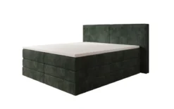 Boxspringbett Ophelia mit hochklappbarem Stauraum in Cord