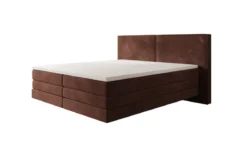 Boxspringbett Ophelia mit Schwebeoptik in Samt