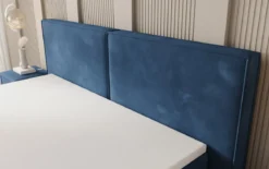 Boxspringbett Ophelia mit Schwebeoptik in Samt