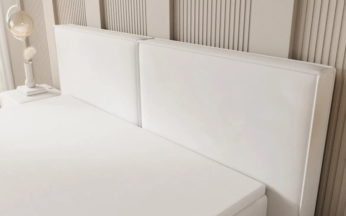 Boxspringbett Ophelia mit Schwebeoptik in Samt