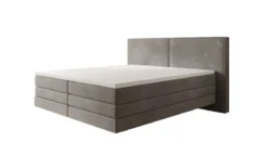 Boxspringbett Ophelia mit Schwebeoptik in Samt