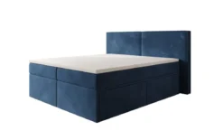 Boxspringbett Ophelia mit Schubladen in Samt