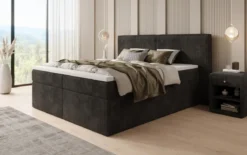 Boxspringbett Ophelia mit Schubladen in Cord