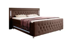 Boxspringbett Paradise mit LED, USB und Füßen