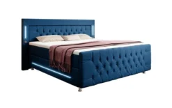 Boxspringbett Paradise mit LED, USB und Füßen