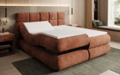 Boxspringbett Relana - elektrisch verstellbar in Cord