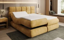 Boxspringbett Relana - elektrisch verstellbar in Cord