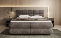 Boxspringbett Relana - elektrisch verstellbar in Cord