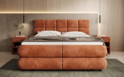 Boxspringbett Relana - elektrisch verstellbar in Cord