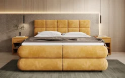 Boxspringbett Relana - elektrisch verstellbar in Cord