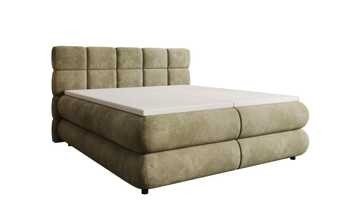 Boxspringbett Relana - elektrisch verstellbar in Cord