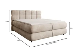Boxspringbett Relana - elektrisch verstellbar in Cord