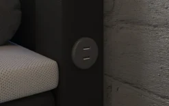 Boxspringbett Reposito mit LED, USB und Stauraum