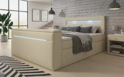 Boxspringbett Repos mit TV Lift, USB und LED