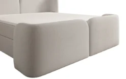 Boxspringbett Riva Bouclé mit Stauraum