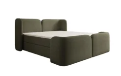 Boxspringbett Riva Bouclé mit Stauraum
