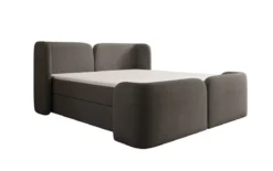 Boxspringbett Riva Bouclé mit Stauraum
