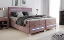 Boxspringbett Sejour mit LED in Cord