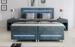 Boxspringbett Sejour mit LED in Cord