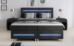Boxspringbett Sejour mit LED in Cord