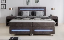 Boxspringbett Sejour mit LED in Cord