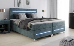 Boxspringbett Sejour mit LED in Cord