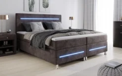 Boxspringbett Sejour mit LED in Cord