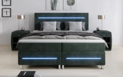 Boxspringbett Sejour mit LED in Cord