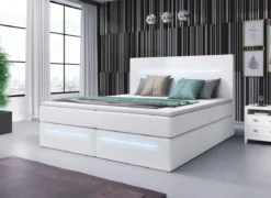 Boxspringbett Sejour mit LED u. Stauraum