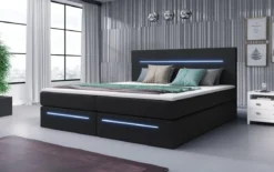 Boxspringbett Sejour mit LED u. Stauraum