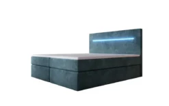 Boxspringbett Sejour mit LED u. Stauraum in Cord