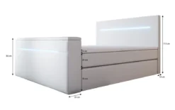 Boxspringbett Sejour mit TV Lift, RGB und Stauraum