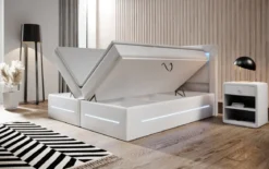 Boxspringbett Sevilla mit LED und Stauraum