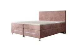 Boxspringbett Simple mit LED in Cord