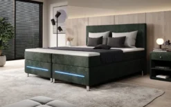 Boxspringbett Simple mit LED in Cord