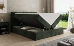 Boxspringbett Sofia in Cord mit Stauraum