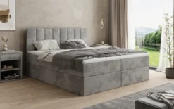Boxspringbett Sofia in Cord mit Stauraum