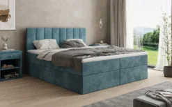 Boxspringbett Sofia in Cord mit Stauraum