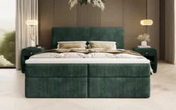 Boxspringbett Soft in Cord mit Stauraum