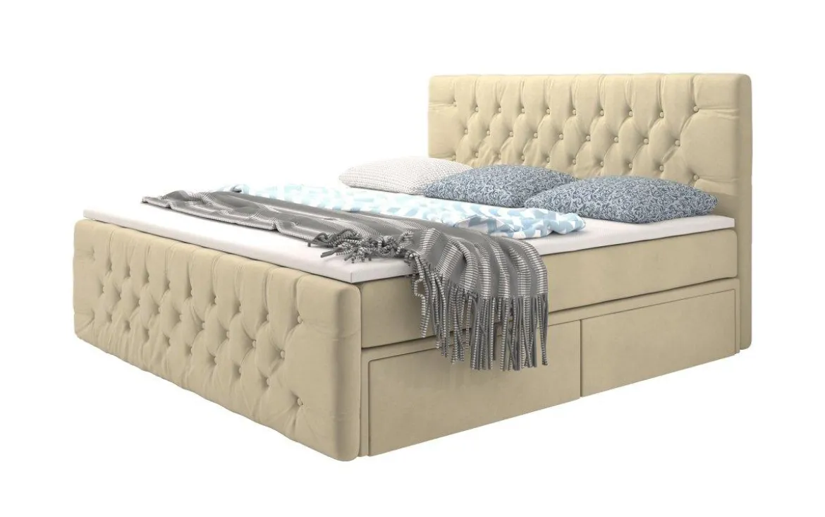 Boxspringbett Sognare mit Stauraum