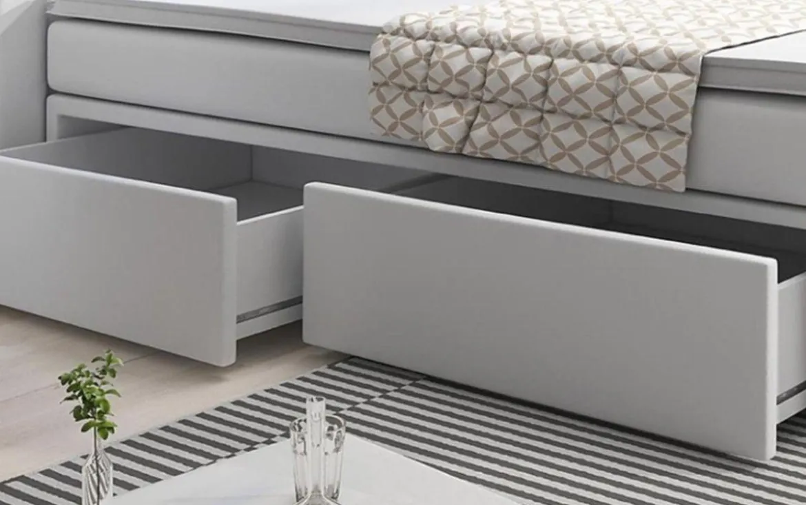 Boxspringbett Sognare mit Stauraum