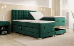 Boxspringbett Sorella Samt elektrisch verstellbar