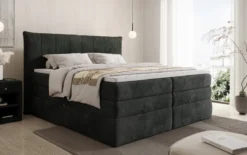 Boxspringbett Stella mit Stauraum in Cord