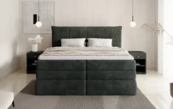 Boxspringbett Stella mit Stauraum in Cord