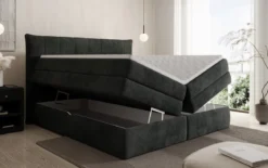 Boxspringbett Stella mit Stauraum in Cord