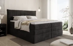 Boxspringbett Stella mit Stauraum in Cord