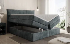 Boxspringbett Stella mit Stauraum in Cord